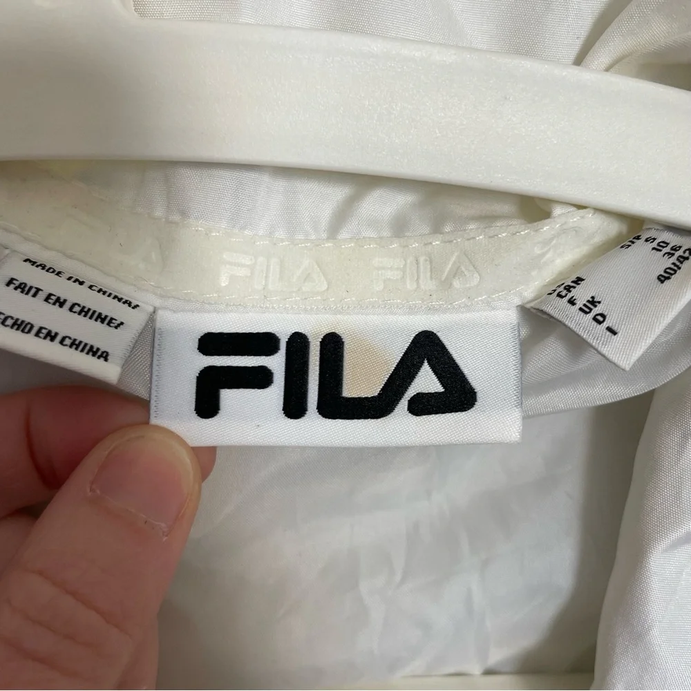 FILA bomber jacket black and white puffer jacket new with tags